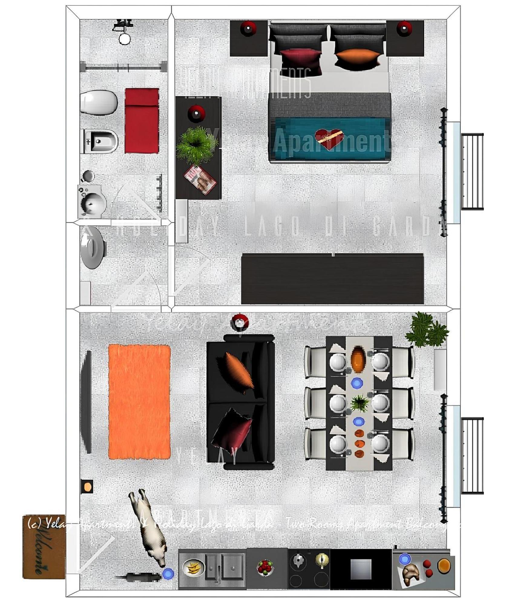 Yelay Apartments & Holiday Lago Di Garda Raffa Buitenkant foto