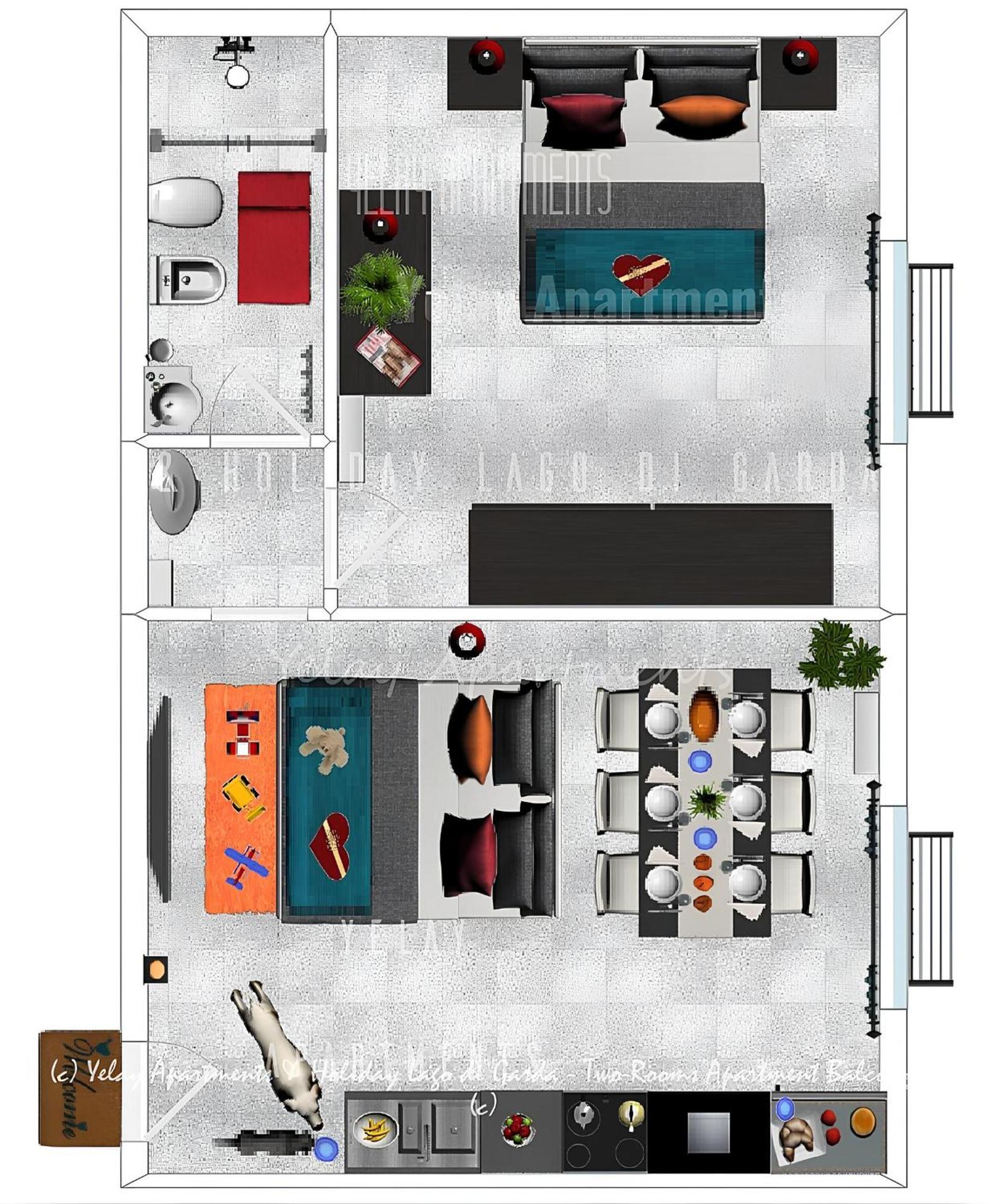 Yelay Apartments & Holiday Lago Di Garda Raffa Buitenkant foto